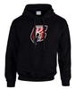 Ruff Ryders Logo Hoodie Hooded Sweatshirt Black -3593 -SW