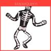 Halloween Pumpkin Skeleton Plush Toy With Soft Short Pile For Costume Party And Gift