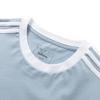 Adidas ESSENTIALS 3 Stripes T Shirt Women's Light Blue JI6979