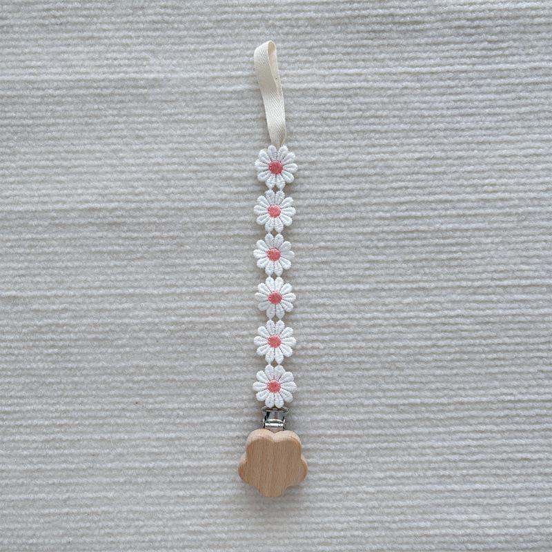 INS Korean Baby Pacifier Anti-Drop Chain and Teether Clip - Little Daisy Lanyard