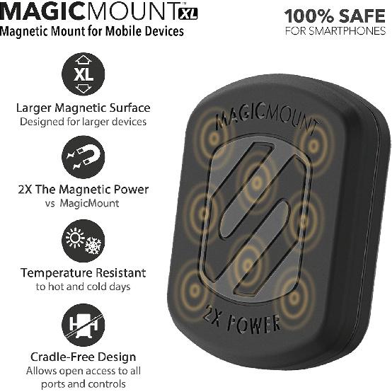 

Scosche X-Large MagicMount Пассивный держатель-подставка на окно - Черный