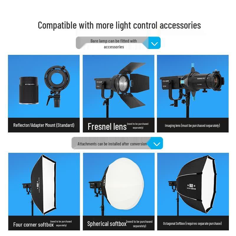 NANLITE FS-60B Bi-Color LED Photography Fill Light