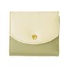 CLELIA Bifold Genuine Magic Wallet with Coin Purse and Bill and Lightweight Women's Wallet, Leather, Removal, Compact, Slim, [CL-13125] (Sage Green)