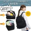 Anello LAYER ATM0615 BE Two-Layer Backpack, One Size