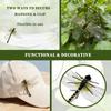 Scare Away Simulation Dragonfly Insect Model 3D Dragonfly Garden cor  Outdoor Hanging Ornament