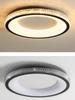 Modern Luxury LED Ceiling Light Remote Control Bedroom Living Room Acrylic Pendant Home Decoration Circular Lighting Fixtures
