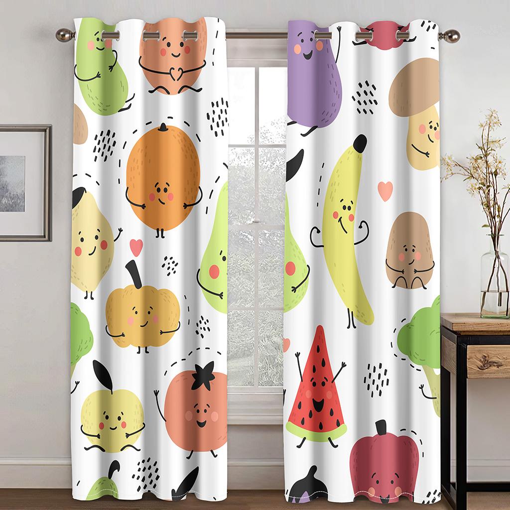 Weihnachtselement Glocke Rosa Cartoon Vorhang 2 Paneele Anwendbar Kinderzimmer Wohnzimmer Schlafzimmer Balkon Fensterdekoration