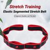 Durable And Safe 8 Section Style Dance Yoga Stretching Belt Pilates Fitness Tension Digital Elasticity Latin Elastic Stretch Resistance Band