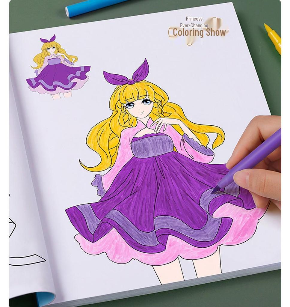 Kindergarten Coloring & Drawing Book for Ages 2-6: Children's Picture Book for Learning to Doodle and Paint