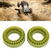 2pcs Water Proof Silicone Tire Inserts for 1.0in Tires RC Tire Inserts Dual Layer Hollow Structure 55x20mm