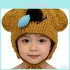 Koala Knit Ear Warmer Hat With Thick Wool For Kids And Adults Winter Cold Weather Wear