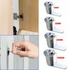 Cam Lock For Door Locker Cabinet Drawer Cupboard Mailbox Locker 20mm 16mm 25mm 30mm + 2 Universal Keys DIY Cabinet Tools 4