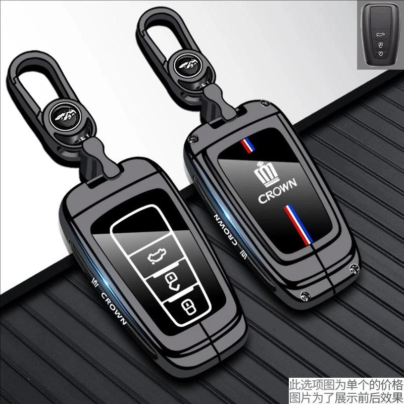 Car Key Cover For Toyota Hilux 2024 Yaris Corolla 2023 Rav4 2021 CHR Revo Auris Innova Highlander Venza Fortune Key Holder WI2