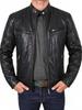 New men's stand-up collar PU leather jacket slim locomotive jacket spring and autumn casual multi-color coat