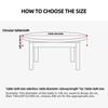 Elegant Linens Style Table Cover Water Repellents Stains Resistant and Washable Table Cloth for Event Home Offices