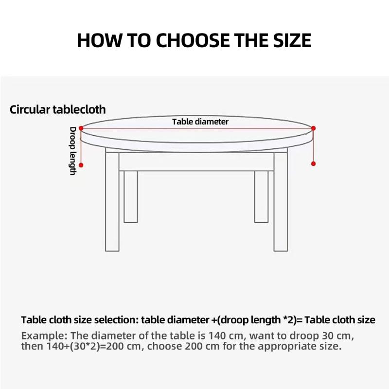 Elegant Linens Style Table Cover Water Repellents Stains Resistant and Washable Table Cloth for Event Home Offices