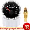 52mm Gauge + 10mm Sensor Car Motorcycle Pointer 40-120 Celsius Water Temp Gauge Temperature Meter Coolant Temperature Sensor