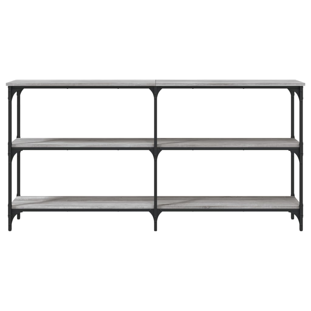 Console Table Grey Sonoma 150x29x75 cm Particleboard