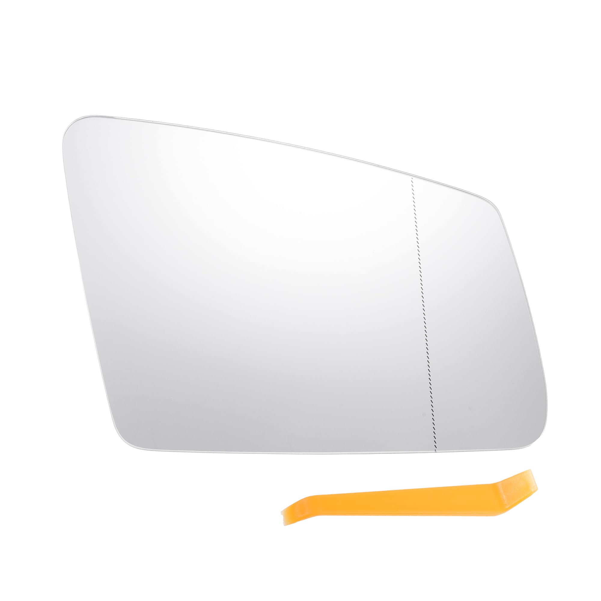 

X AUTOHAUX Замена стекла правого зеркала заднего вида с опорной пластиной и подогревом, белое стекло для W212 W204 W221 Mercedes-Benz S/C/E-класса