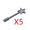 MOC City Building Blocks Character Small Particle Compatible Accessories Brick Wine Bottle Goblet Pentagram Rod Box Toy S026