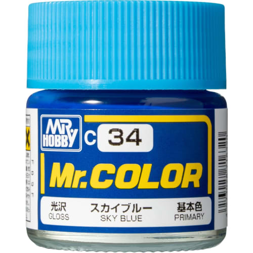 

GSI Creos Mr. Color Sky Blue Gloss 10ml Model Paint C34