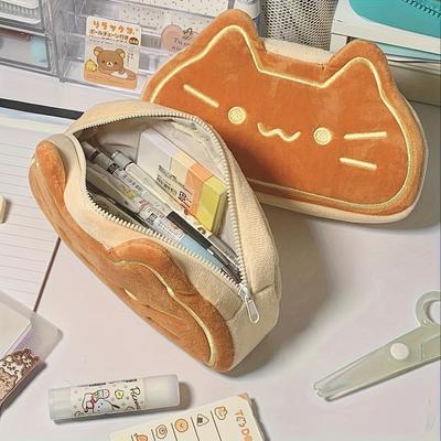 Cat Pencil Case, Student Cute Stationery, High Aesthetics Stationery Box, Storage Large Capacity Storage Bag