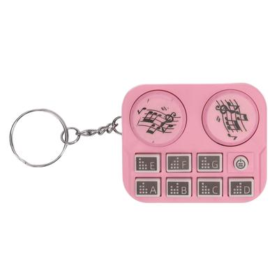 Mini Keychain Colorful Lights DJ Disc Player Design Automatic Play and Self Press Mode Portable DJ
