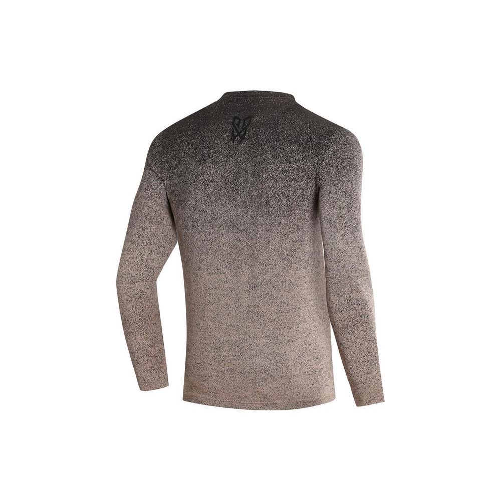 Li Ning Gradient Texture Sports Long Sleeve Hoodie Men hoodies Gradient-Black ATLN123-4