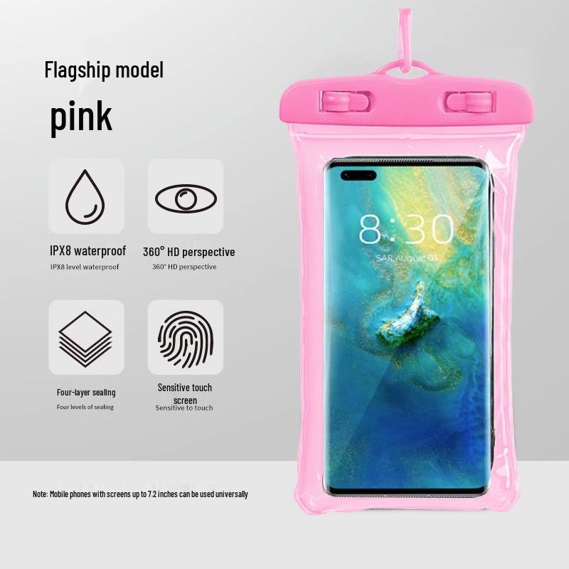 Triple-Sealed HD Touchscreen Waterproof Phone Pouch for Swimming and Hot Springs