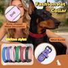 Soft PU Leather Dog Collar Comfortable Adjustable Pet Neck Collar For Small and Medium Dogs Multi Colors LIU