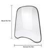 Scooter Windscreen Motorbike Scooter Transparent Curved Windshield Wind-Proof Sand-Proof Damper Motorcycle Accessories