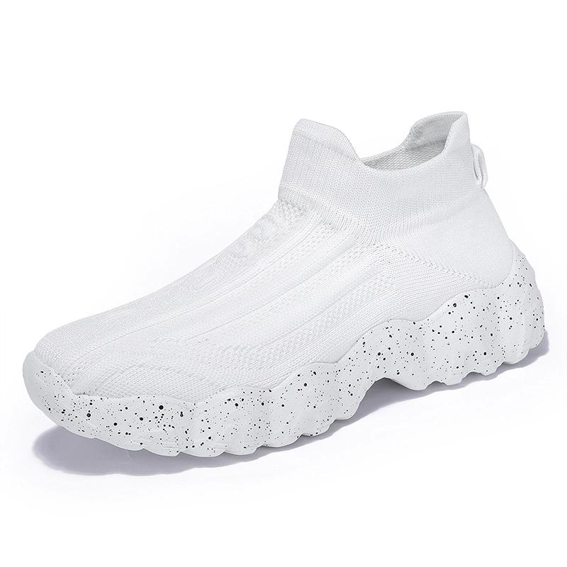 Fashion Shoes Men Loafers Light Walking Breathable Summer Comfortable Casual Shoes Sneakers Zapatillas Hombre Slip On Black Size 46