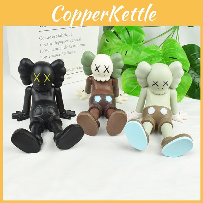 Stunning Black White Gray Kaws Companion Pen Holder Ornament Figure For Kids Fans