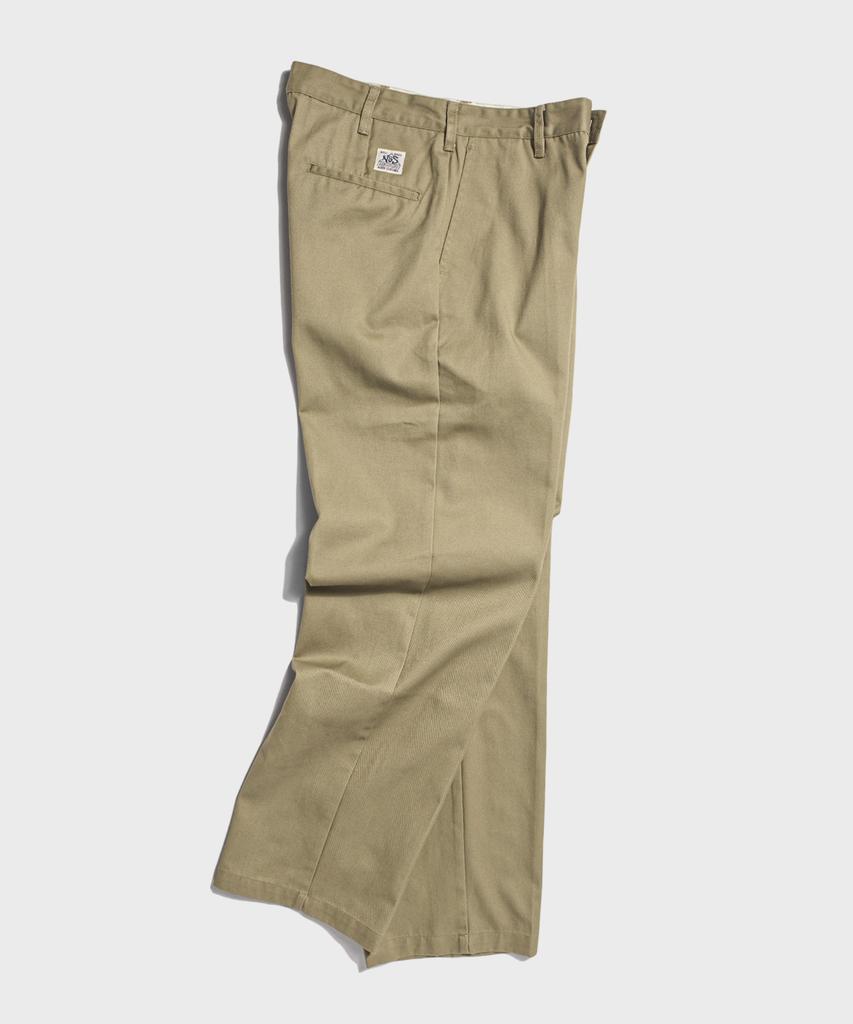 Beulonseun 1970S Straight-Leg Work Pants Khaki