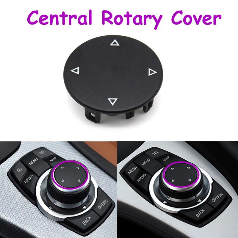 Console CIC IDrive Multimedia Control  Rotary Cover For BMW ESeries E60 E61 E63 E64 E81 E82 E87 E88 E89 E90 E92 E70 E71 E72