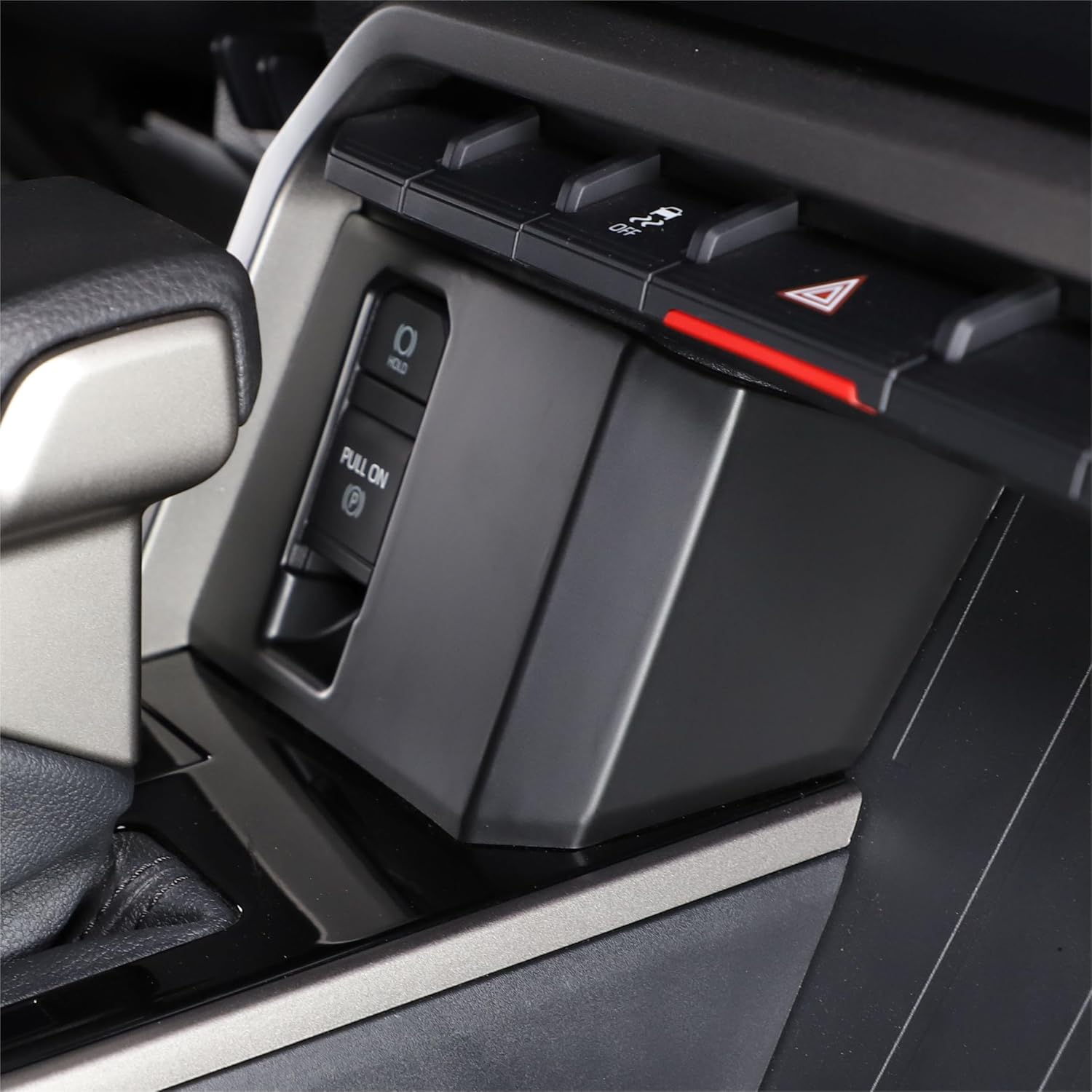 Parking Brake Button Switch P Button Frame Cover Trim Compatible with Toyota Tundra Sequoia 2022 2023 2024 2025 Pickup Truck Hand Brake P Decoration матовый черный