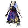 Genshin Impact Cosplay Costume for Women, Kamisato Ayaka Inazuma Lady Cosplay, 2D Character Role-Playing Stage Outfit
