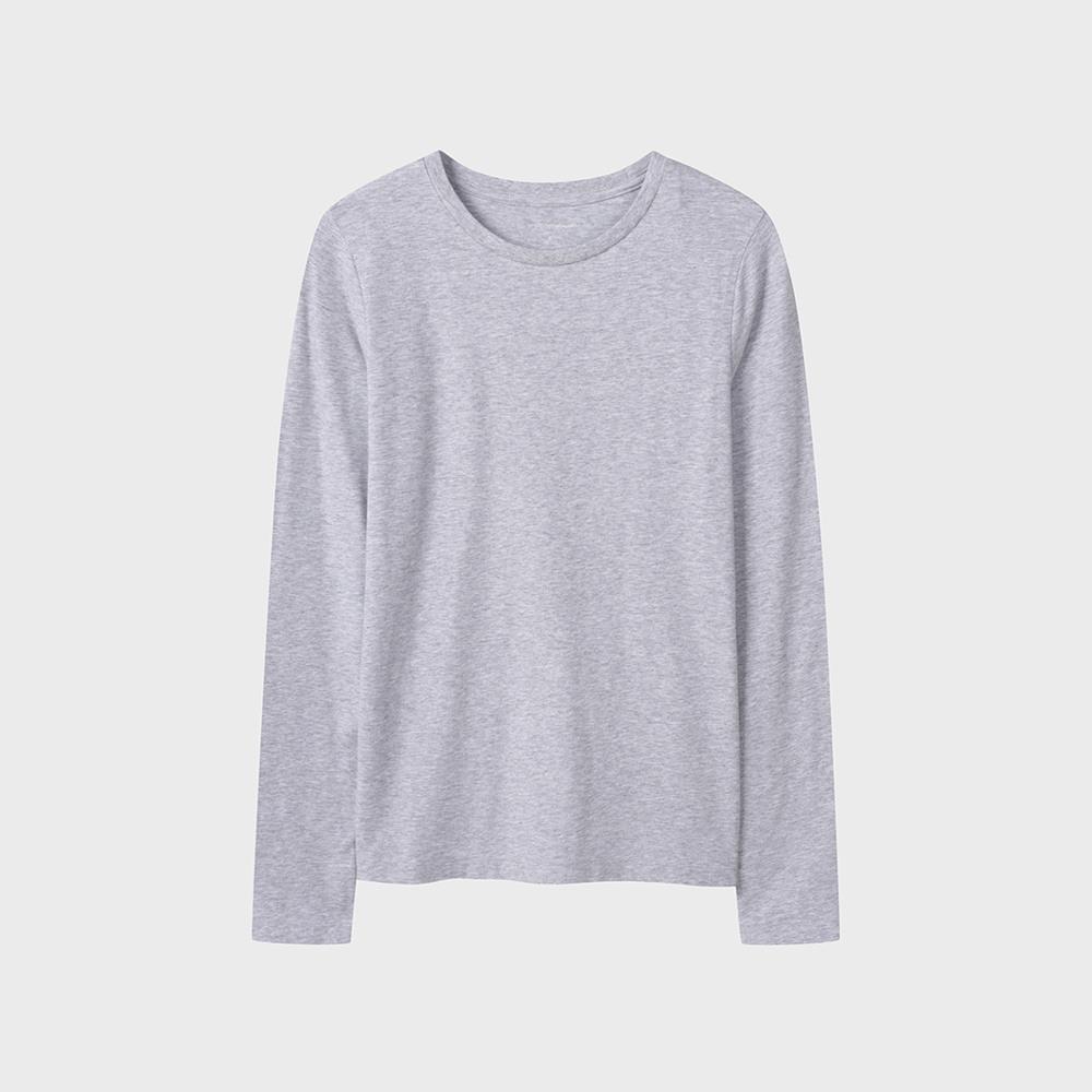 Top Ten Women'S) Soft Crew Neck Long Sleeve T-Shirt_Msf5Ts2010