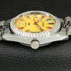 VINTAGE REFURBISHED CITIZEN AUTOMATIC JAPAN MENS YELLOW DIAL WATCH a446849-1