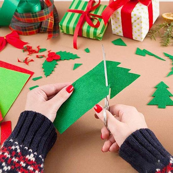 1 sada ultra-měkká prodyšná tkanina DIY tkanina netkaná kreativní střižná tkanina pro ruční práce