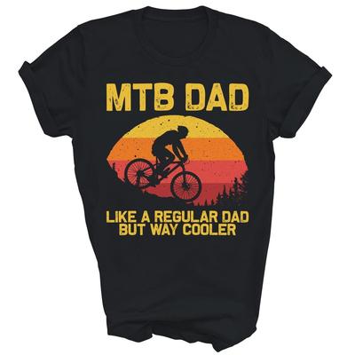 Mountainbiken Papa Vater Biker Fahrrad Fahrrad Unisex Shirt Geschenk