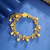 Pumpkin Bracelet Chinese Style Retro Light Luxury Bracelet with Chinese Characters 'Fu'