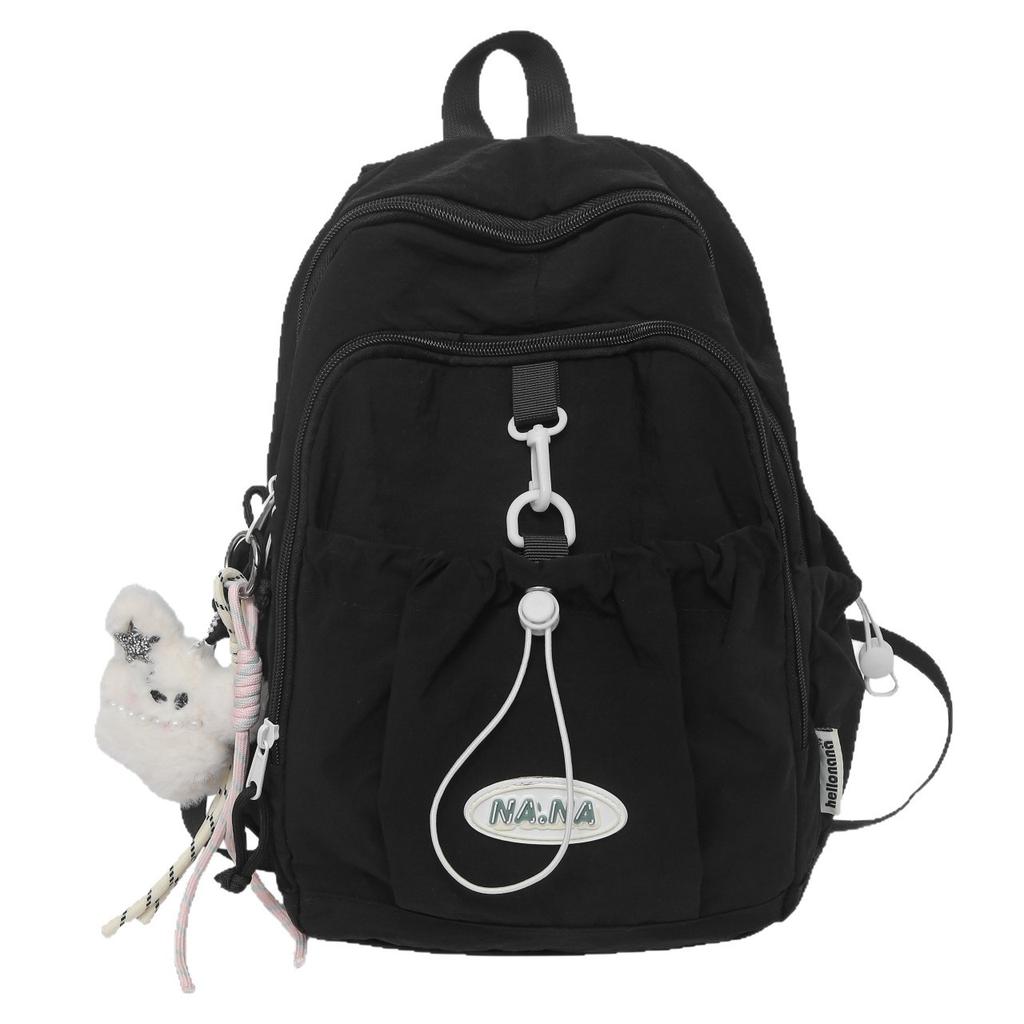 Schoolbag Backpack Women's 1011 Summer New Trend Middle School Student School Bag Large Capacity Short Trip Lightweight Travel Bag