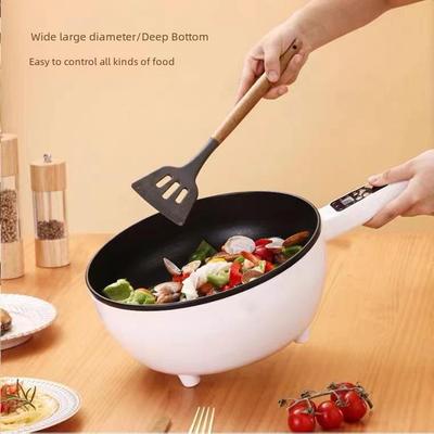 Multifunctional Electric Frying Pan and Steaming Pot, Large-Capacity Non-Stick Cookware for Dormitory and Household Use