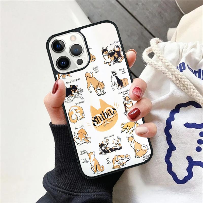 

Animal Shiba Inu Phone Case For iPhone 17 Air 15 16 Cover 11 13 14 Pro Max 12 Plus Max Fundas iPhone 12pro max
