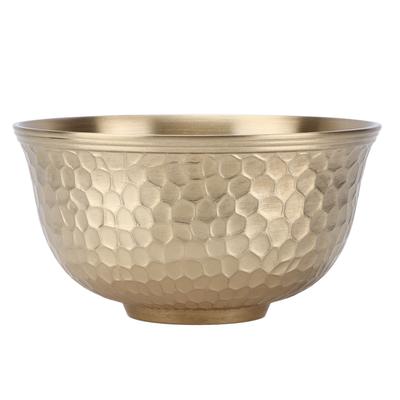 Pure Copper Mixing Bowl Multi Purpose Contains Trace Elements Rust Proof Easily Clean Hammered