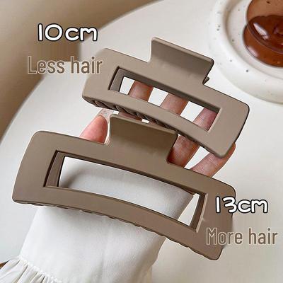 13cm Large Square Hair Claw Clip for Thick Hair – Updo Accessory for Girls