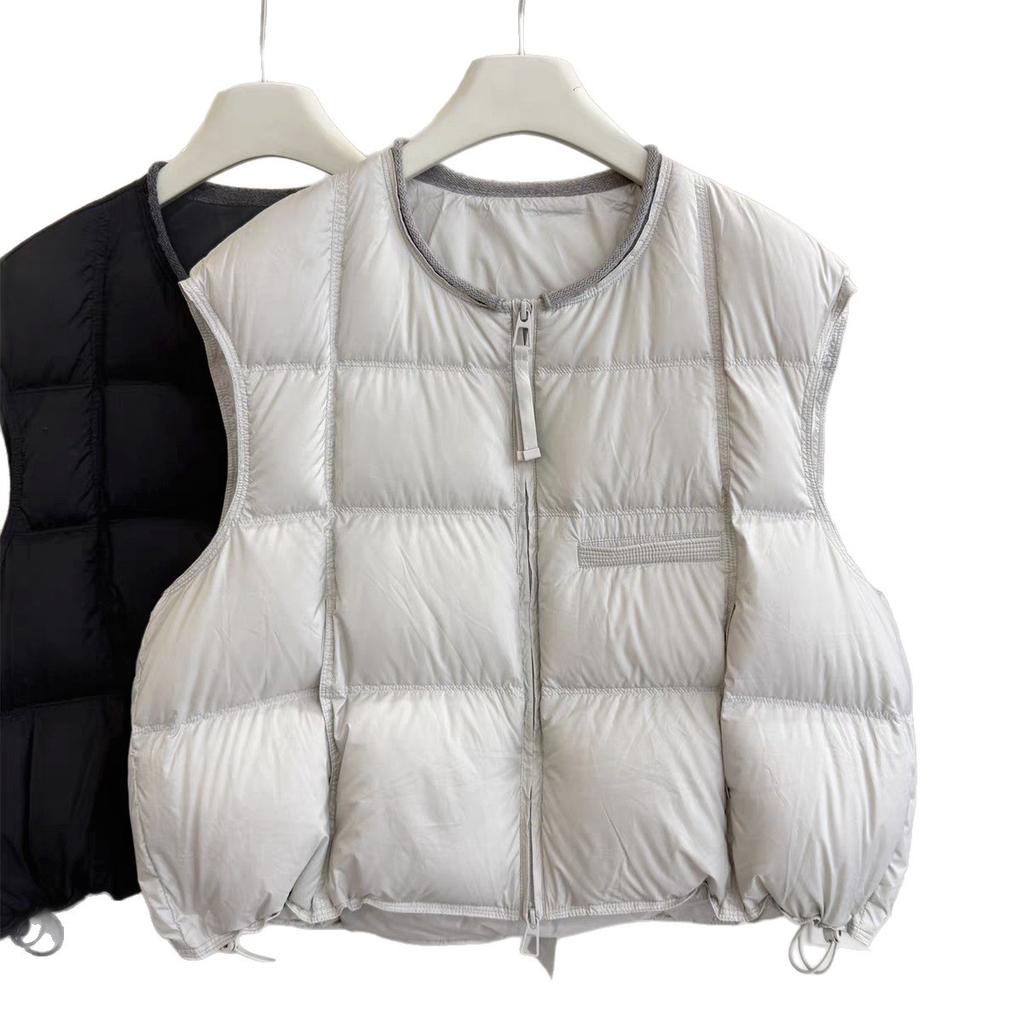 Autumn and winter new down vest vest women's loose casual sleeveless vest warm vest