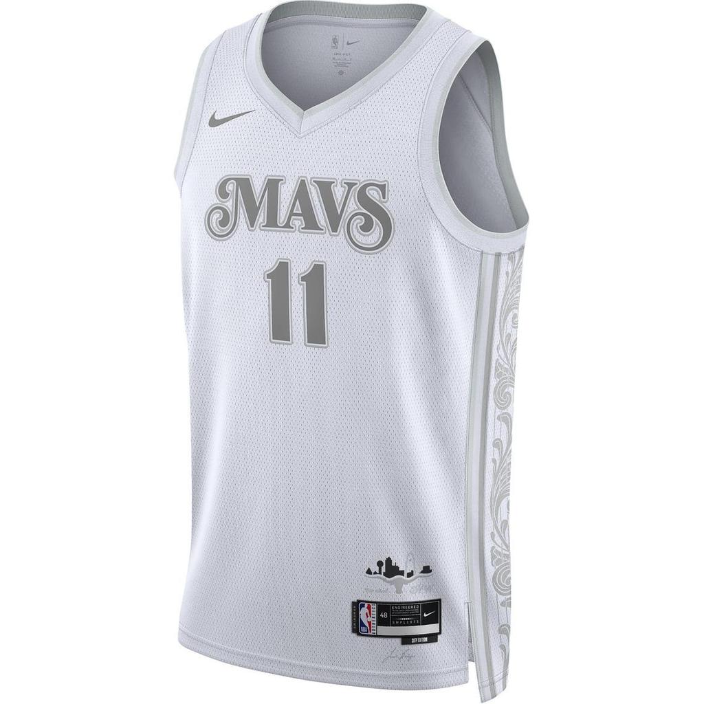 Nike X NBA Kyrie 24-25 Sesong Mavericks City Edition Fanjersey Menn jersey Hvit FQ4339-101
