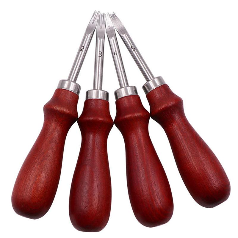 1 szt. 0,8/1,0/1,2/1,5 mm nóż do fazowania krawędzi skóry, cięcie ręczne